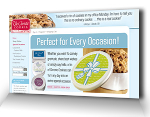 ChristieCookies Website Design
